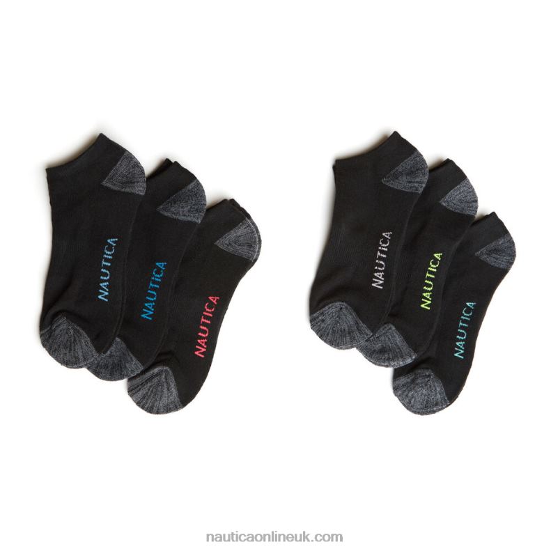 Nautica Athletic Low Cut Socks 6-Pack L6J4L838 Multi Women