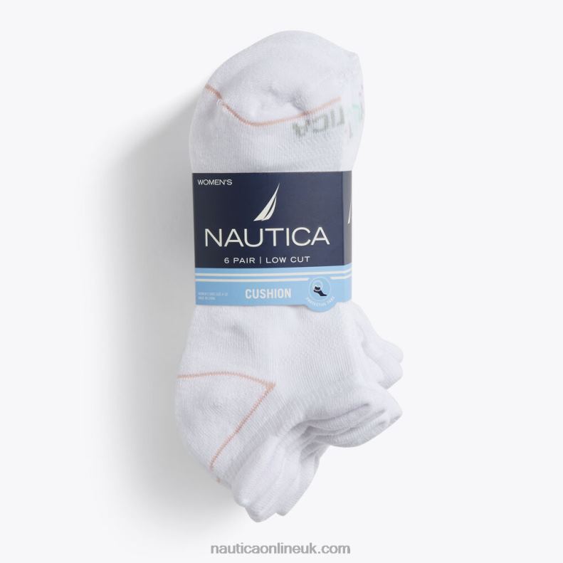 Nautica Athletic Tab Low-Cut Socks 6-Pack L6J4L861 Multi Women