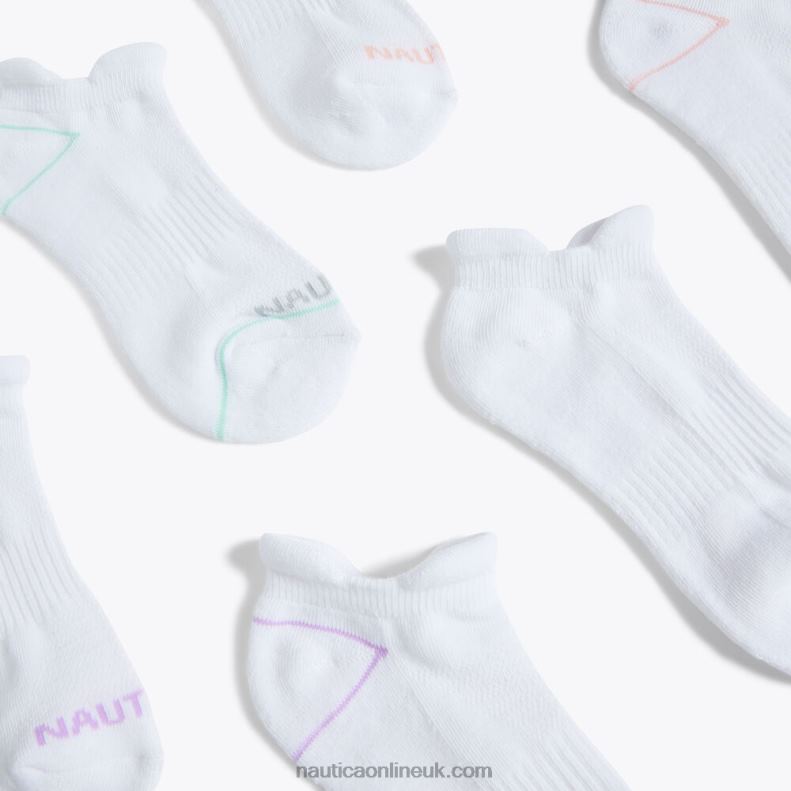 Nautica Athletic Tab Low-Cut Socks 6-Pack L6J4L861 Multi Women