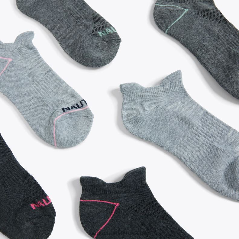 Nautica Athletic Tab Low-Cut Socks 6-Pack L6J4L909 Multi Women