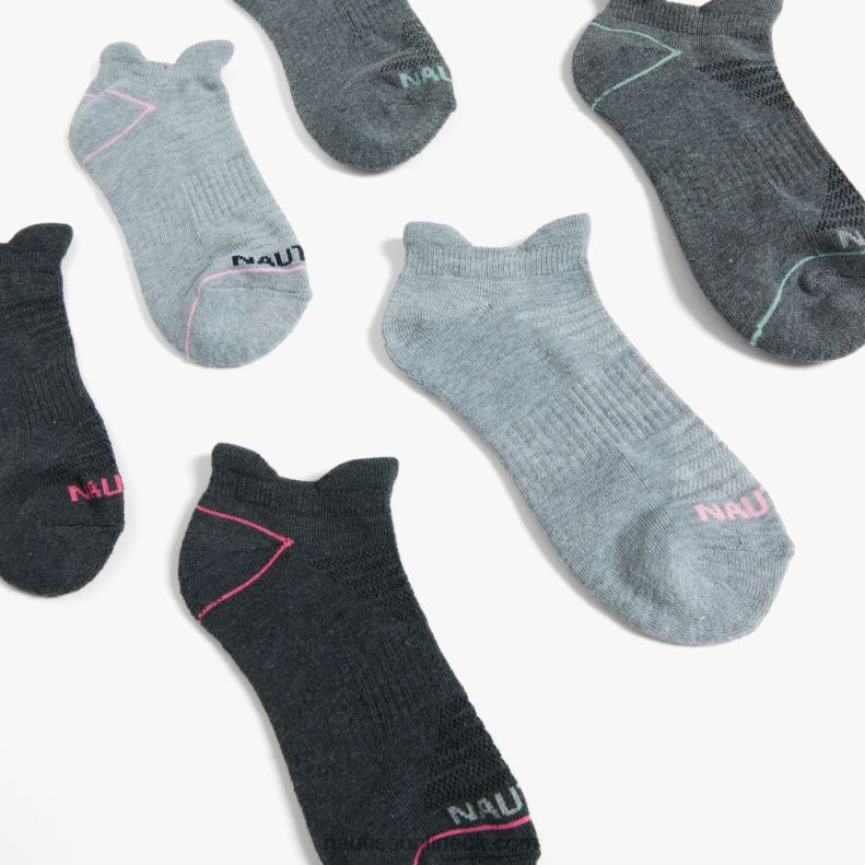 Nautica Athletic Tab Low-Cut Socks 6-Pack L6J4L909 Multi Women
