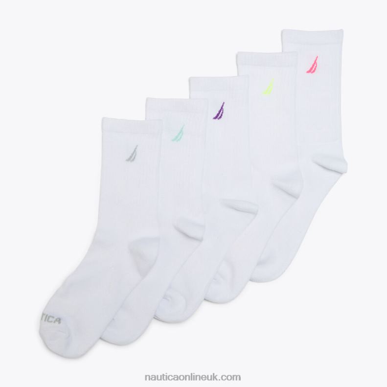 Nautica Crew Socks 5-Pack L6J4L818 Multi Women