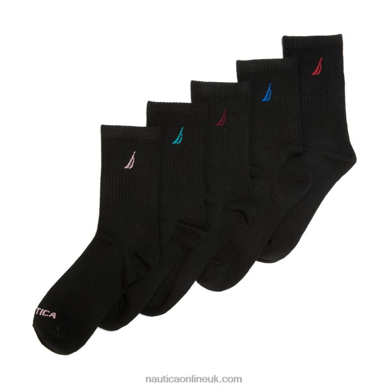 Nautica Crew Socks 5-Pack L6J4L822 Multi Women