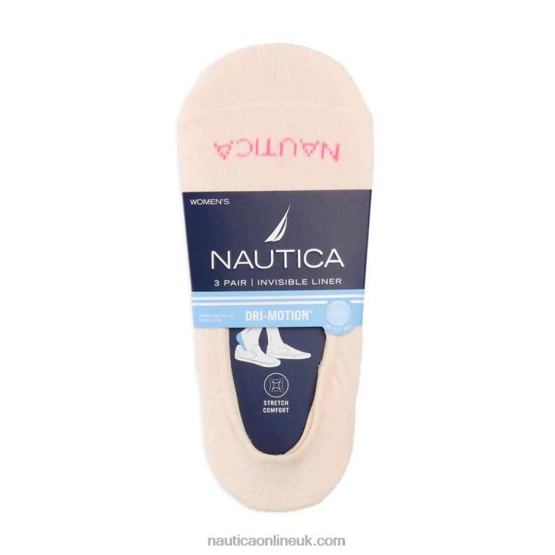 Nautica Cuff Liner Socks 3-Pack L6J4L829 Multi Women
