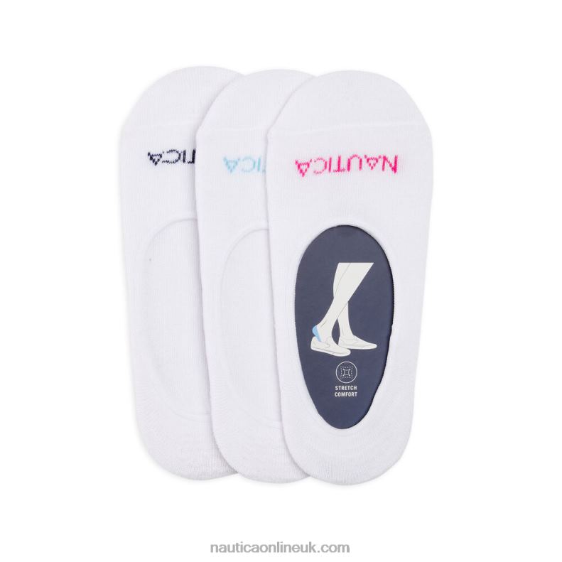 Nautica Cuff Liner Socks 3-Pack L6J4L877 Multi Women
