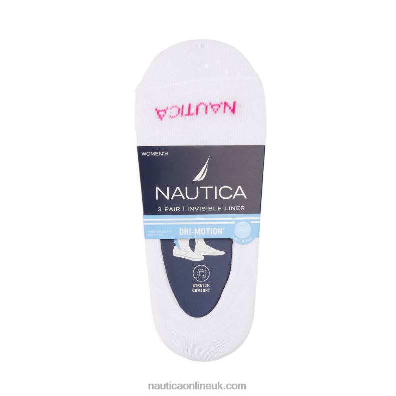 Nautica Cuff Liner Socks 3-Pack L6J4L877 Multi Women
