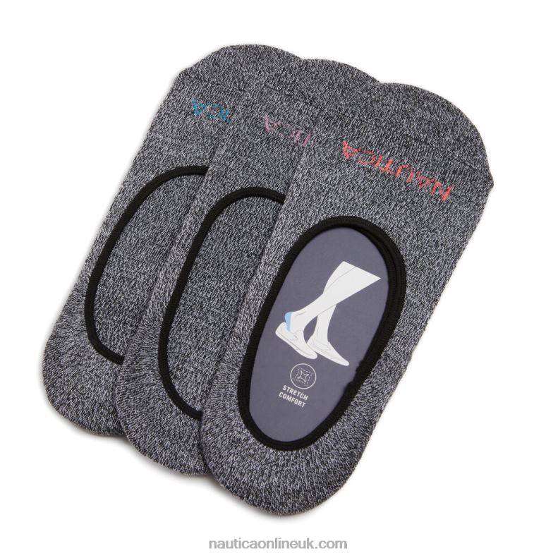 Nautica Cuff Liner Socks 3-Pack L6J4L891 Multi Women