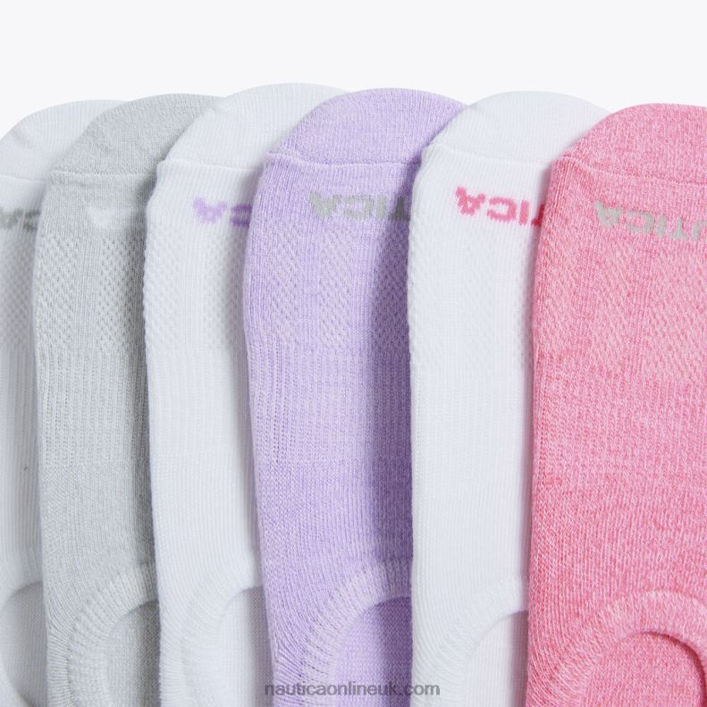 Nautica Cuff Liner Socks 6-Pack L6J4L792 Multi Women