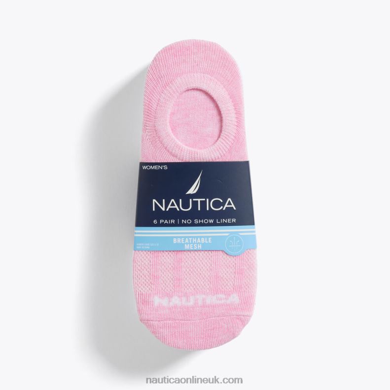 Nautica Cuff Liner Socks 6-Pack L6J4L805 Multi Women
