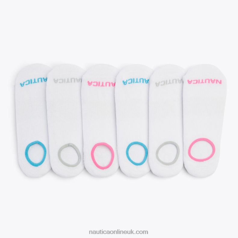 Nautica Liner Socks 6-Pack L6J4L823 Multi Women