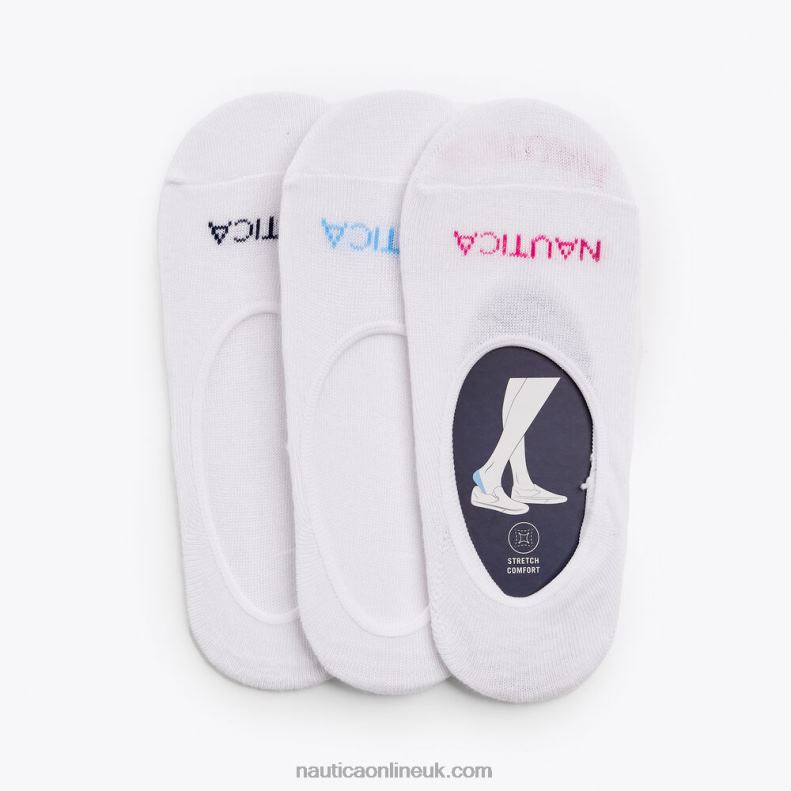Nautica Stretch Liner Socks 3-Pack L6J4L799 Multi Women