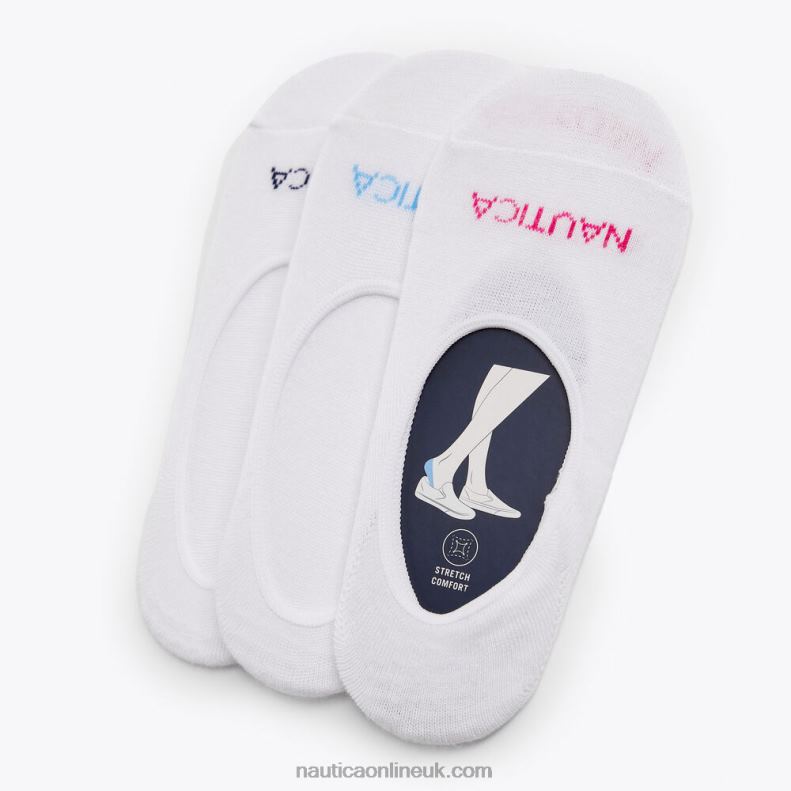 Nautica Stretch Liner Socks 3-Pack L6J4L799 Multi Women
