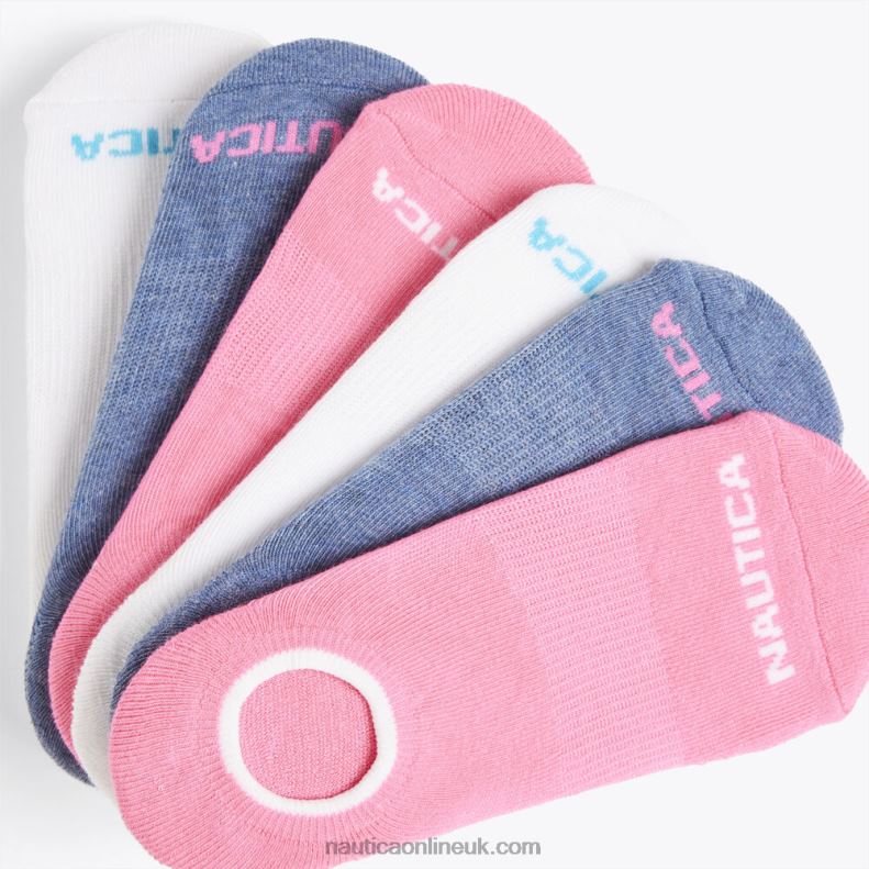 Nautica Stretch Liner Socks 6-Pack L6J4L853 Multi Women