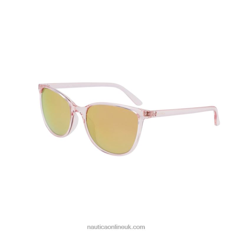 Nautica Rectangle Sunglasses L6J4L866 Pink Clay Women