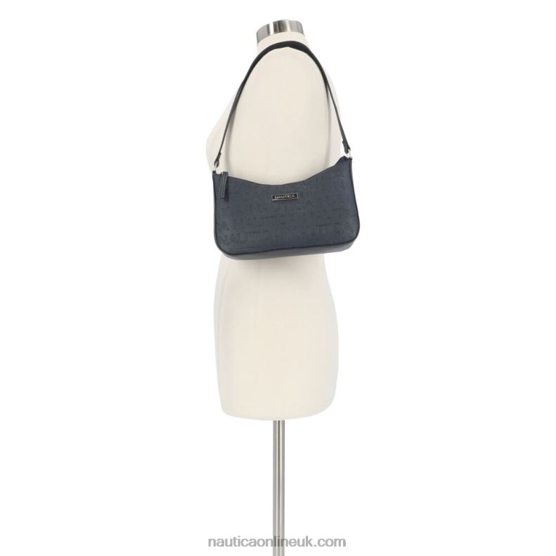 Nautica Delray Baguette Shoulder Bag L6J4L953 Workshirt Blue Women