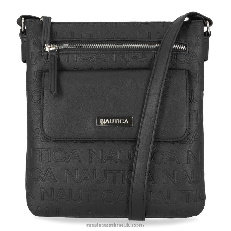 Nautica Delray Key Largo Crossbody Bag L6J4L855 Black Women