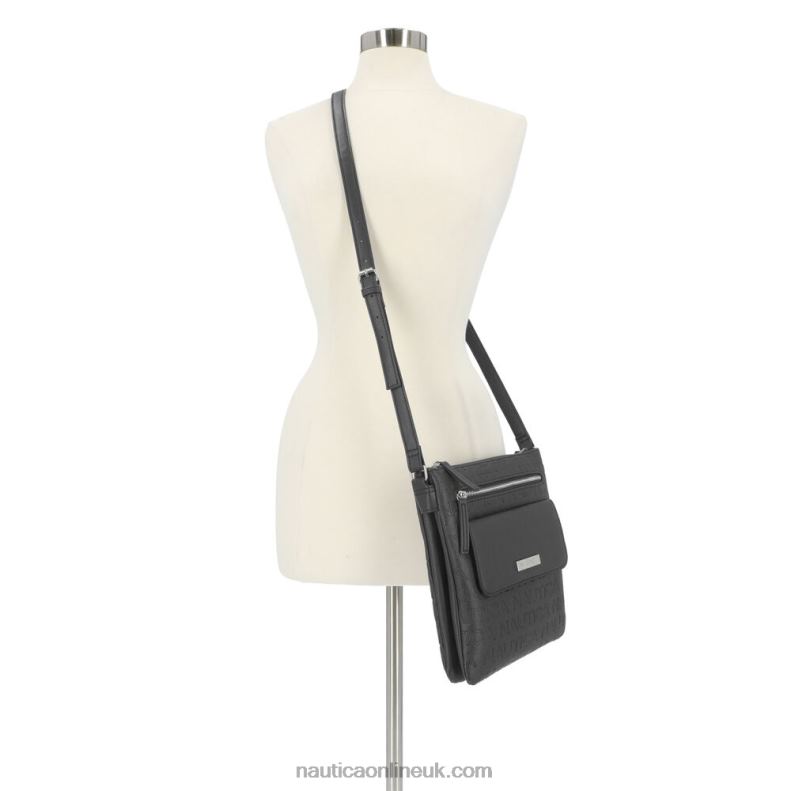 Nautica Delray Key Largo Crossbody Bag L6J4L855 Black Women
