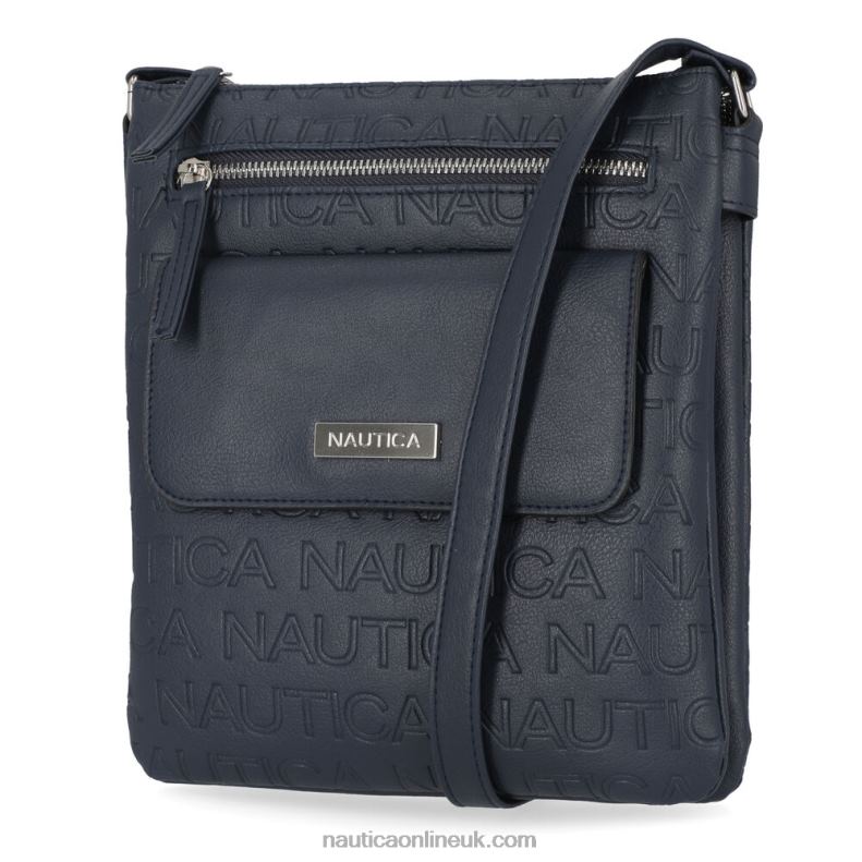 Nautica Delray Key Largo Crossbody Bag L6J4L871 Workshirt Blue Women