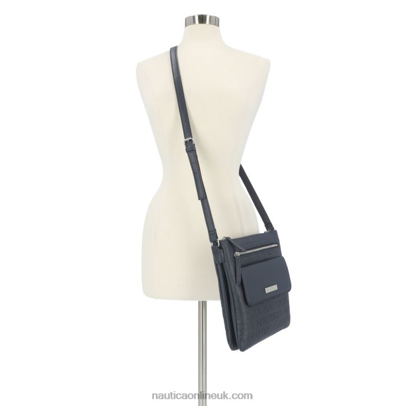 Nautica Delray Key Largo Crossbody Bag L6J4L871 Workshirt Blue Women