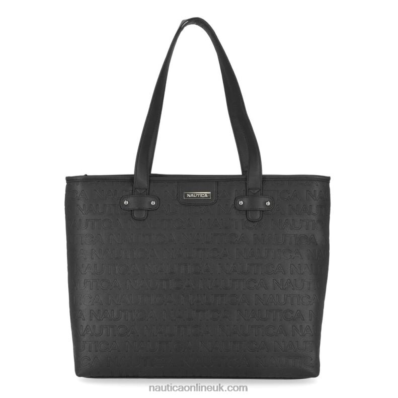 Nautica Delray Tote Bag L6J4L897 Black Women