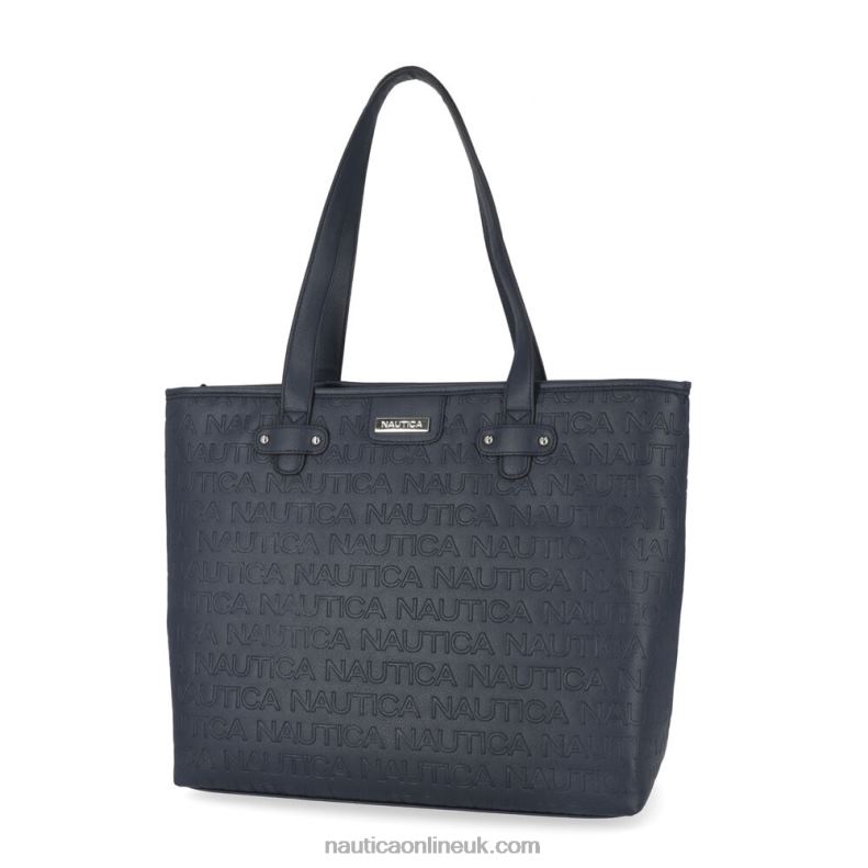 Nautica Delray Tote Bag L6J4L913 Workshirt Blue Women