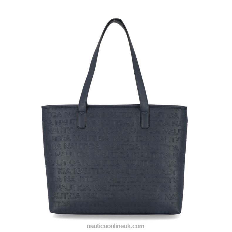 Nautica Delray Tote Bag L6J4L913 Workshirt Blue Women