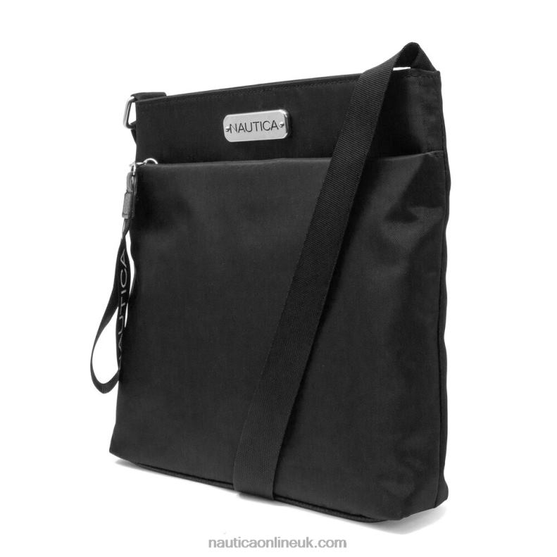 Nautica Diver Canvas Crossbody Bag L6J4L873 True Black Women