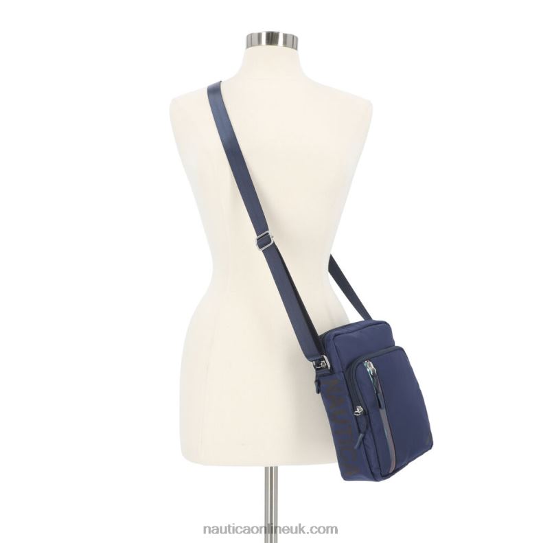 Nautica Nylon Crossbody Bag L6J4L901 Workshirt Blue Women