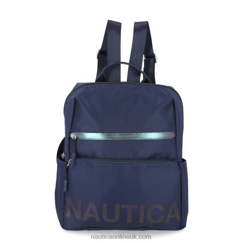 Nautica Nylon Logo Backpack L6J4L952 Workshirt Blue Women