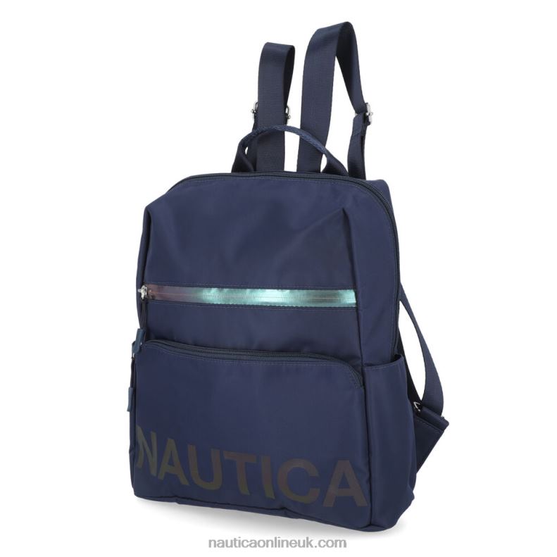 Nautica Nylon Logo Backpack L6J4L952 Workshirt Blue Women