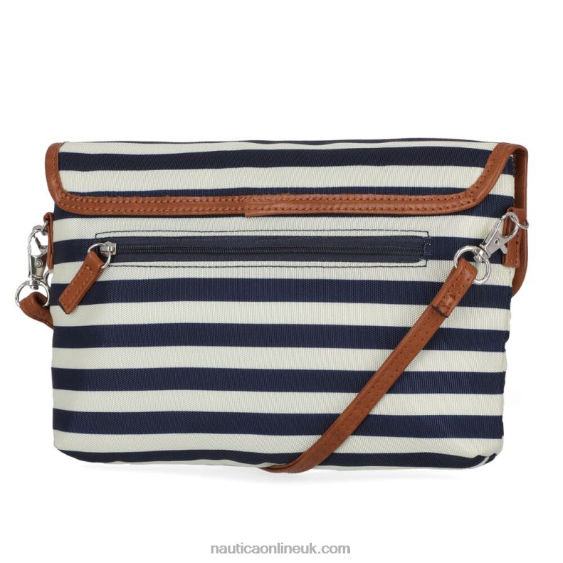 Nautica Nylon Mini Wallet Crossbody Bag L6J4L872 Workshirt Blue Women