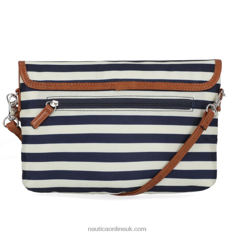 Nautica Nylon Mini Wallet Crossbody Bag L6J4L872 Workshirt Blue Women