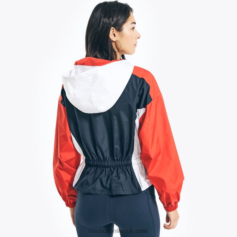 Nautica Reissue Colorblock Peplum Jacket L6J4L842 Navy Women