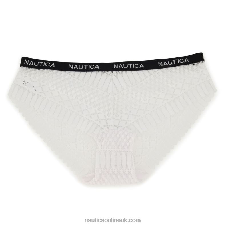 Nautica Jacquard Lace Hipster Briefs 5-Pack L6J4L845 Black Women
