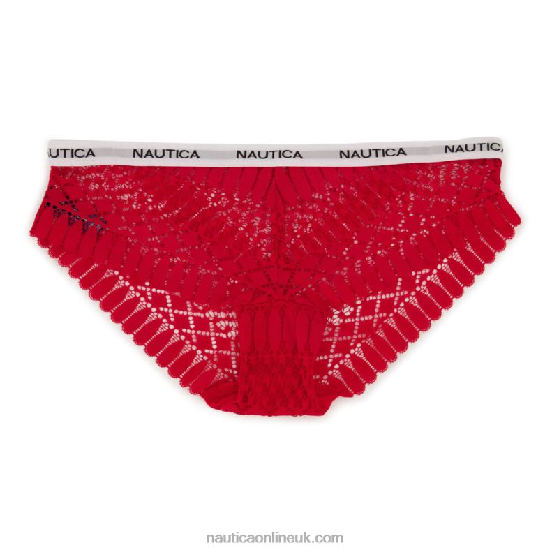 Nautica Jacquard Lace Hipster Briefs 5-Pack L6J4L845 Black Women