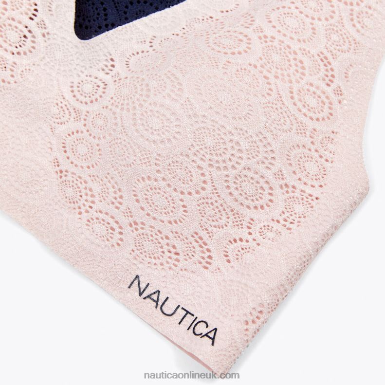 Nautica Lace Laser-Cut Logo Lounge Bra 2-Pack L6J4L1035 Workshirt Blue Women