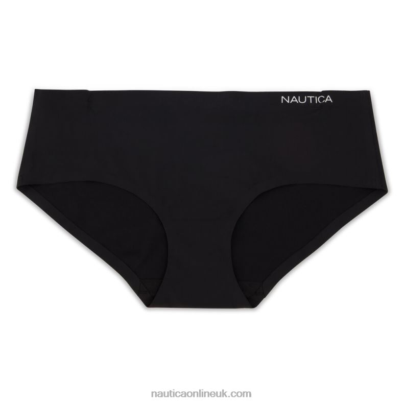 Nautica Laser-Cut Hipster Briefs 5-Pack L6J4L1032 Black Women