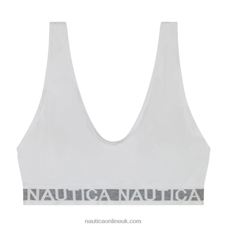 Nautica Seamless Logo Bra 3-Pack L6J4L824 Workshirt Blue Women