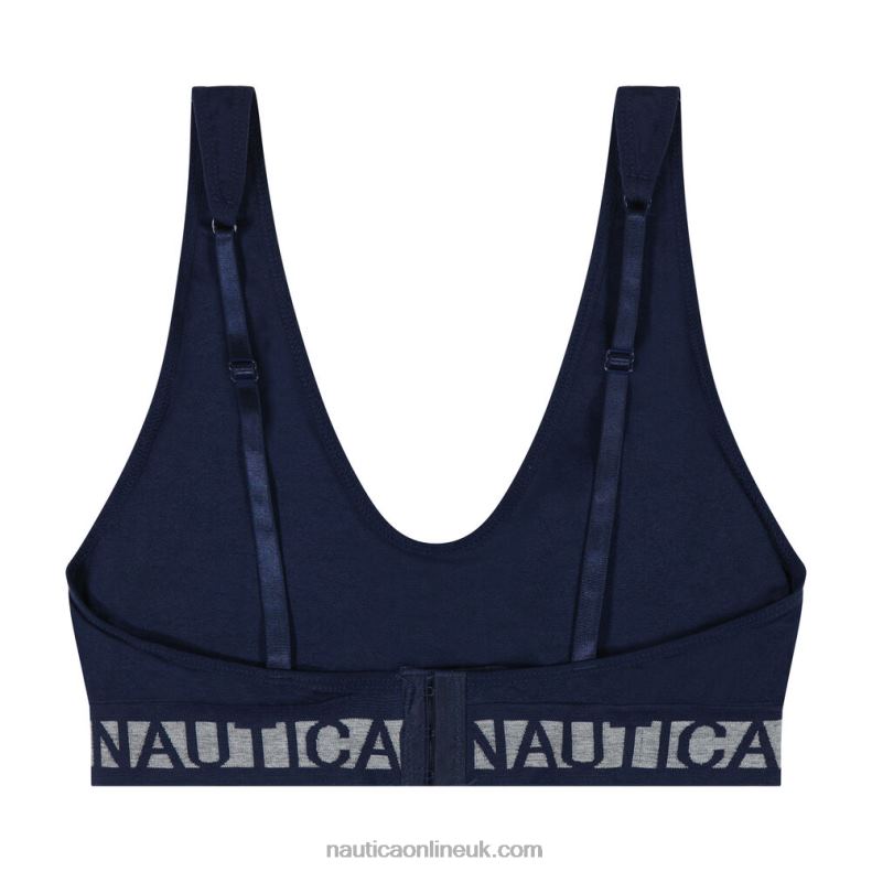 Nautica Seamless Logo Bra 3-Pack L6J4L824 Workshirt Blue Women