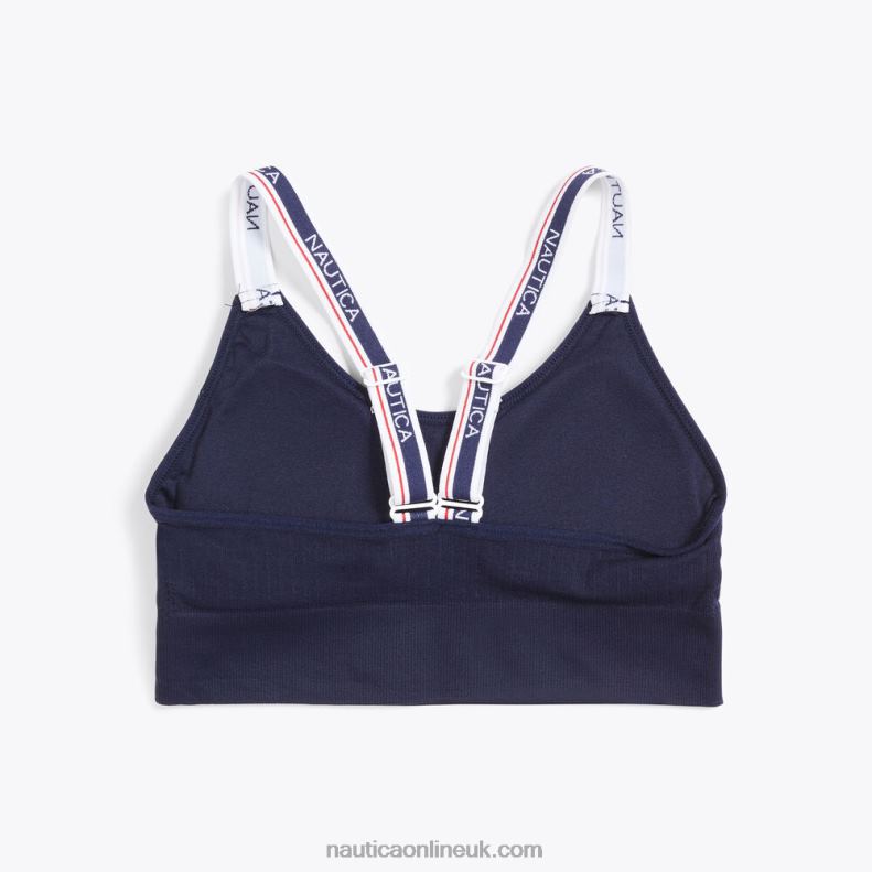 Nautica Seamless Racerback Bras 2-Pack L6J4L830 Workshirt Blue Women