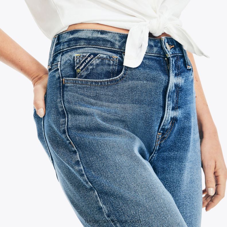 Nautica Jeans Co. High Rise Denim L6J4L982 Aegean Sea Wash Women