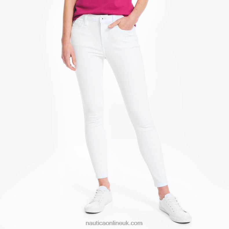 Nautica Jeans Co. True Flex Mid-Rise Skinny Denim L6J4L999 Shell Women