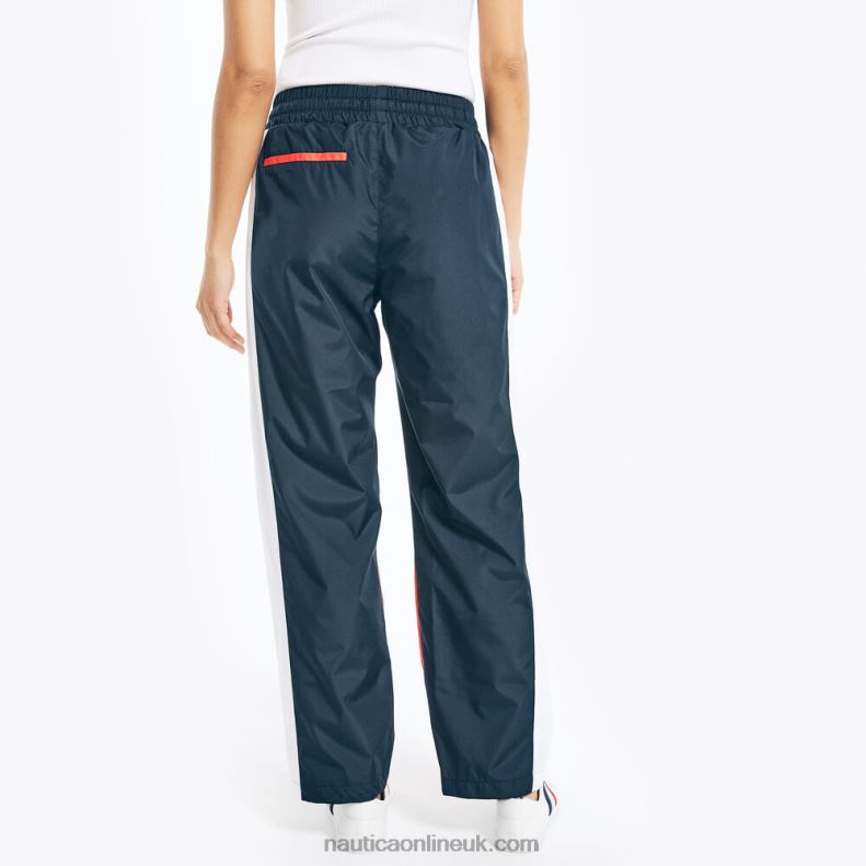 Nautica Reissue Colorblock Pull-On Pant L6J4L968 Stellar Blue Heather Women