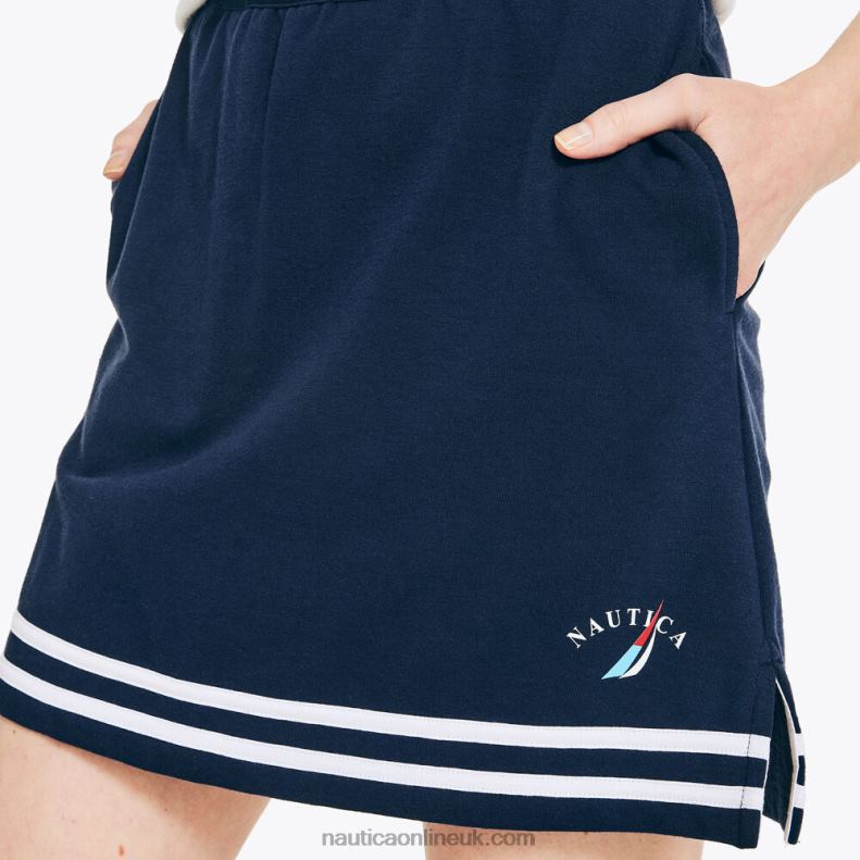 Nautica Colorblock Skort L6J4L746 Stellar Blue Heather Women