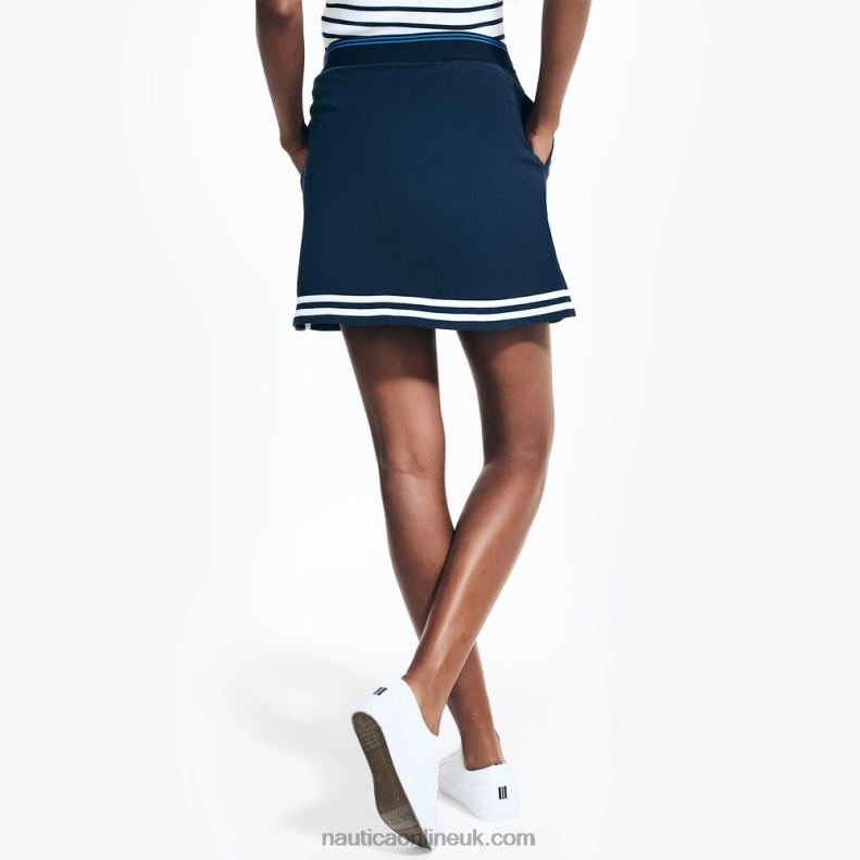 Nautica Colorblock Skort L6J4L746 Stellar Blue Heather Women