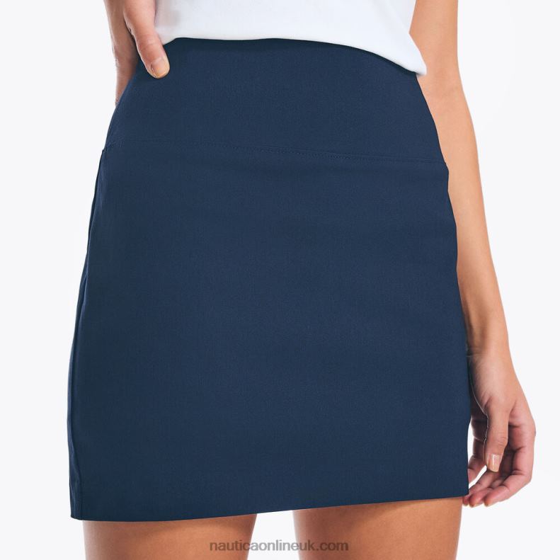 Nautica Pull-On Skort L6J4L951 Stellar Blue Heather Women