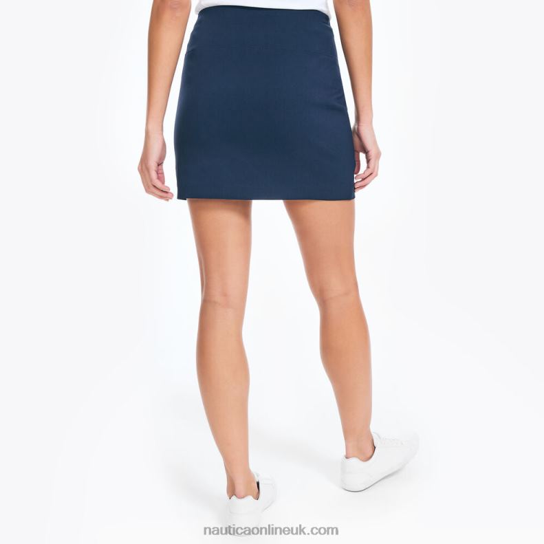 Nautica Pull-On Skort L6J4L951 Stellar Blue Heather Women