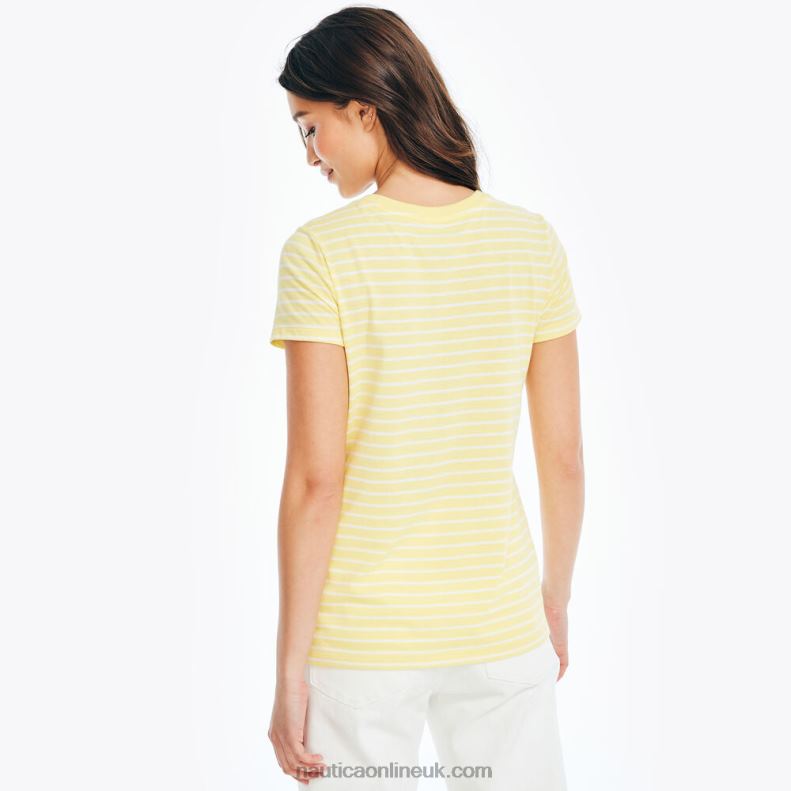 Nautica Sustainably Crafted Ocean Club Graphic T-Shirt L6J4L944 French Vanilla Women