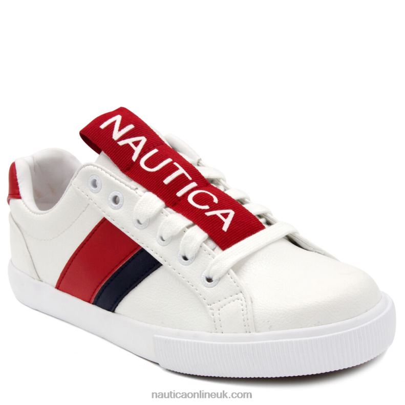 Nautica Lace-Up Sneaker L6J4L1034 Antique White Wash Women
